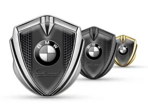BMW Emblema Silicone Badge Look Moderno Stile High-End